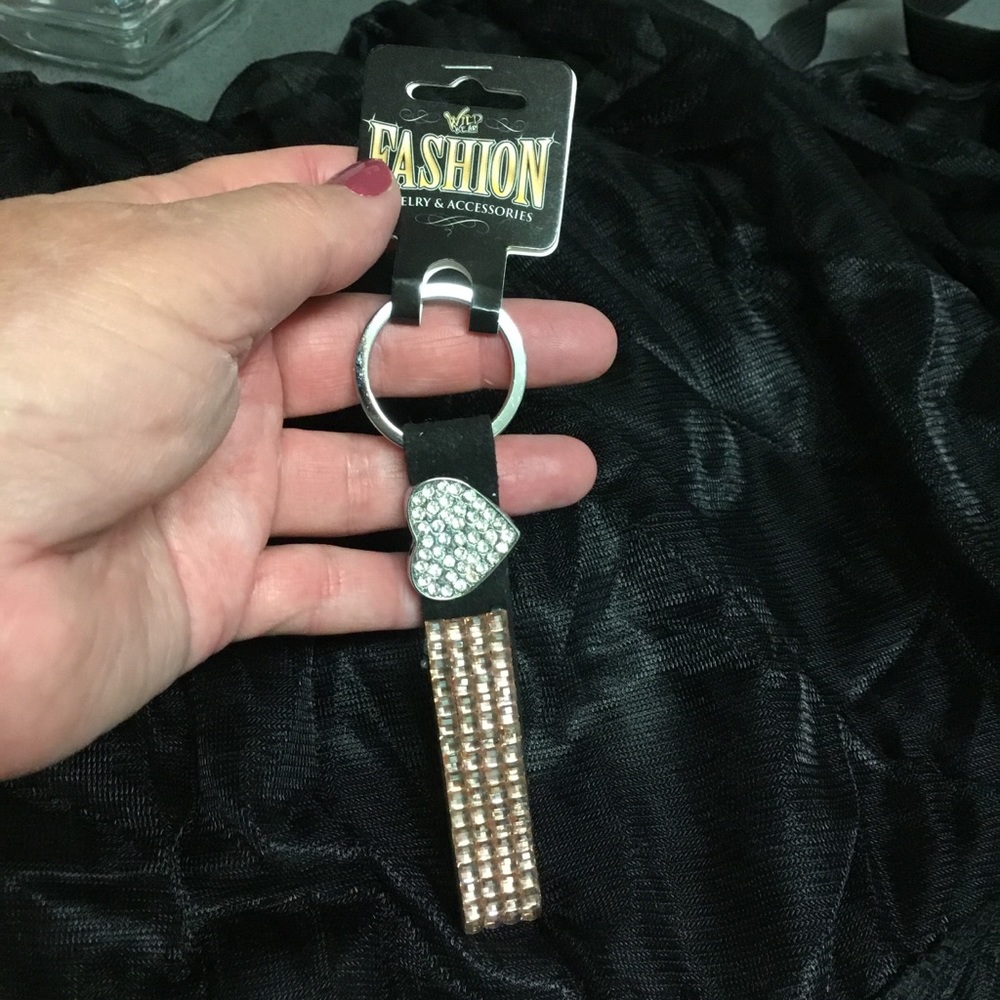 Bling Bling Heart Keychain